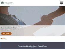Tablet Screenshot of northlandcapital.com